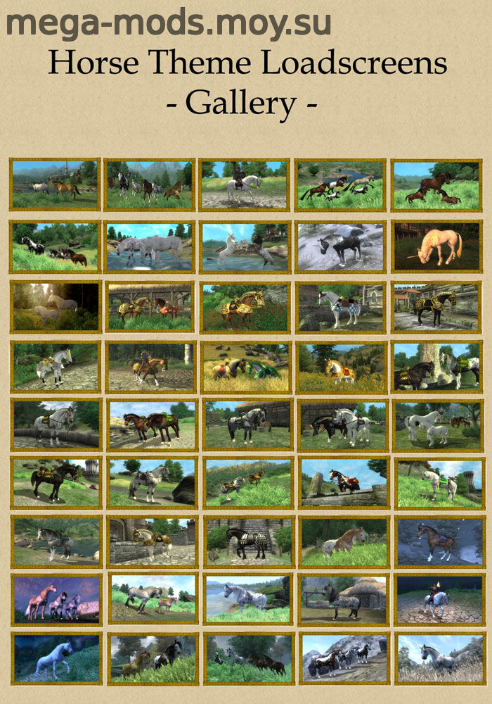 Zira's Horse Theme Loadscreens 1.0